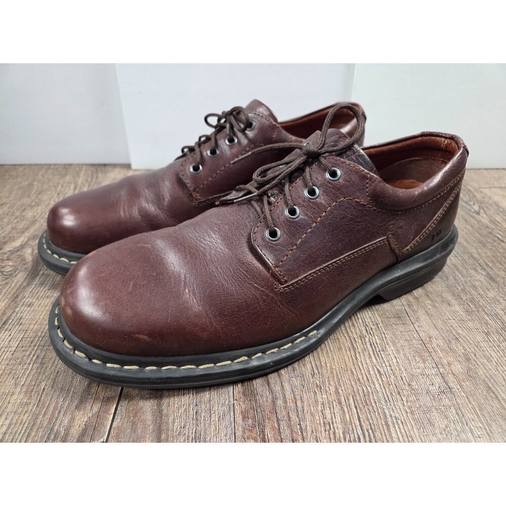 Johnston + Murphy Oxford Shoes Men's Brown Artesanos Genuine Leather Size 9.5